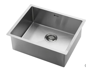 כיור מטבח נירוסטה וינו 45.7/38.1 מוברש