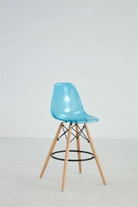 כסא בר מעוצב דגם קארין צבע כחול