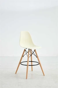 כסא בר מעוצב דגם ליאן צבע בז