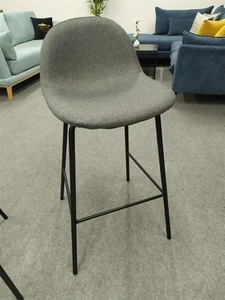 כסא בר דגם ניו יורק צבע אפור​