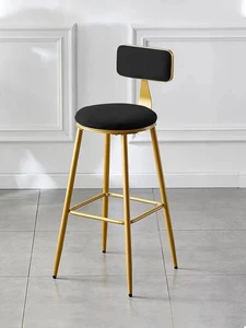 כסא בר מעוצב דגם סיישל צבע שחור