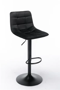 כסא בר מעוצב דגם בלגיה צבע שחור