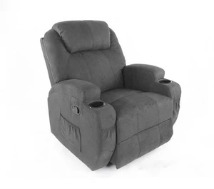 כורסאת טלוויזיה מתנדנדת מעוצבת יוקרתית דגם פרו צבע אפור