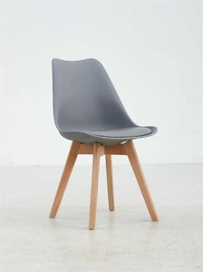 כסא לפינת אוכל מעוצב דגם מנהטן צבע אפור