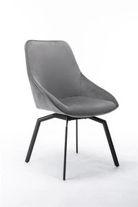 כסא לפינת אוכל דגם ברצלונה צבע אפור