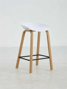 כסא בר דגם שיקגו צבע לבן