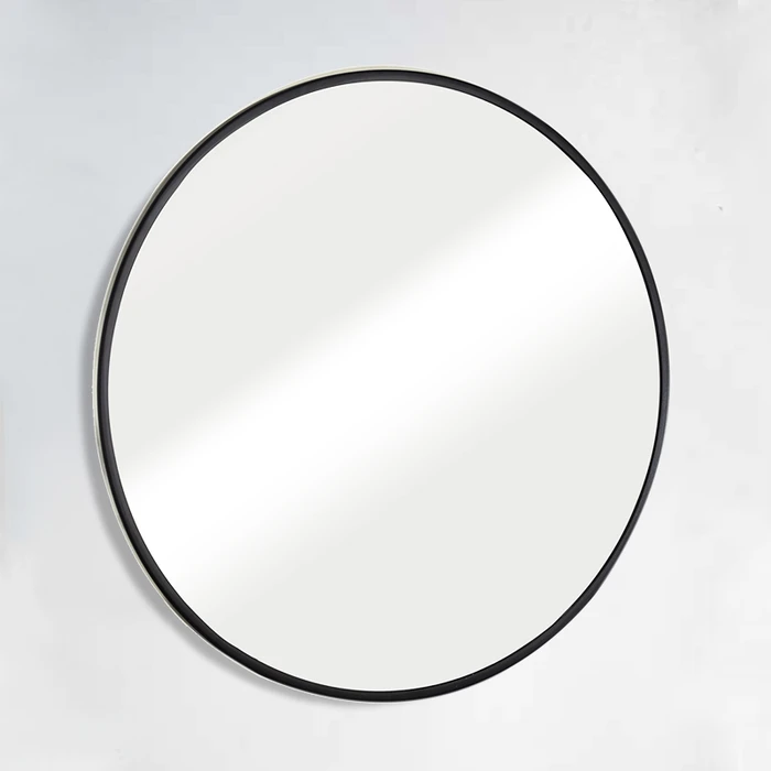 מראה עגולה ונוס מסגרת שחורה