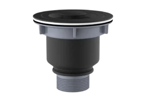 ונטיל לכיור מטבח שחור מט