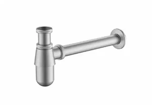 סיפון עגול ניקל מוברש