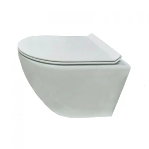 אסלה תלויה קצרה רימלס לבנה - הוריקן